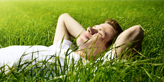 Young Man in Grass