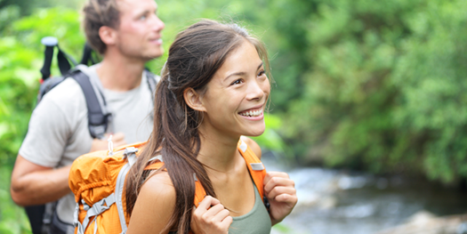 Happy Hikers in Eating Disorder Treatment
