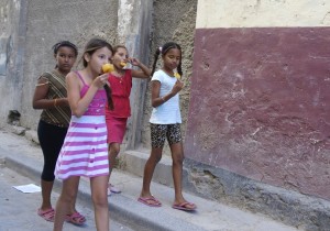 Children walking and fighting Childhood Food Neglect