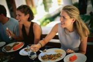 Women dining