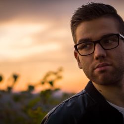 Man struggling with eating disorder