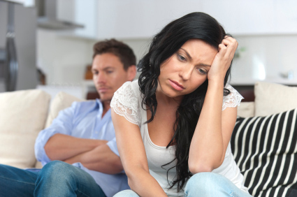 Woman dealing with intimacy issues