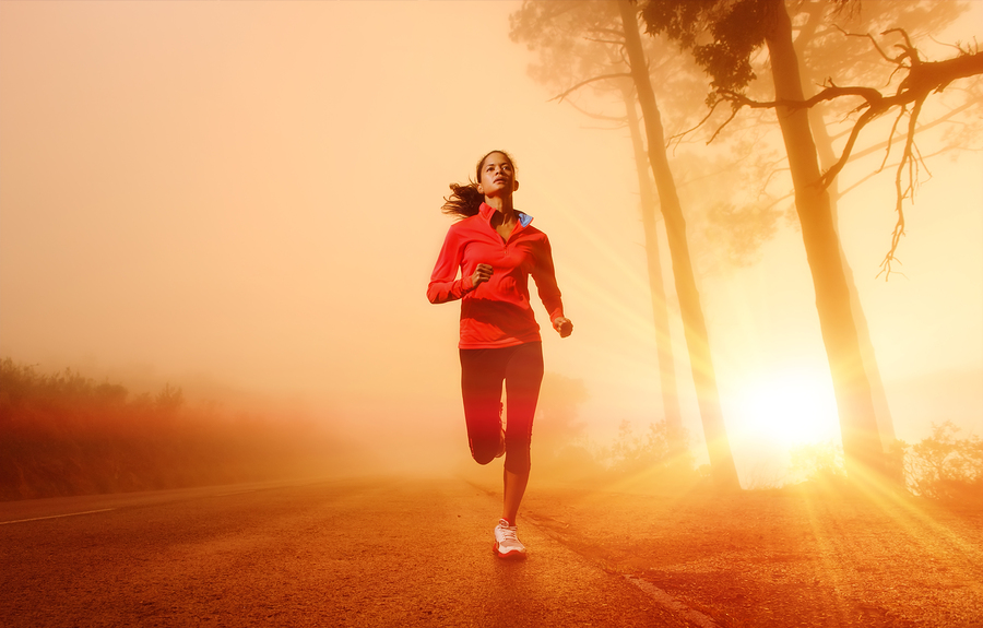 Female Athlete Running