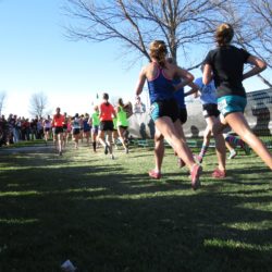 Women running