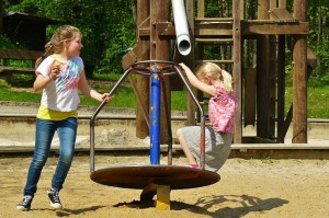 children playing and Exercising