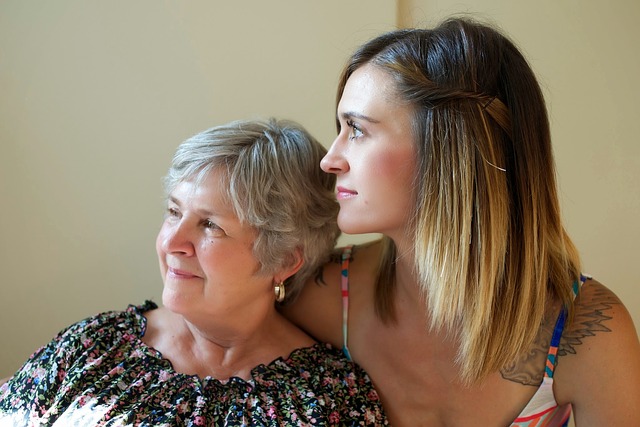 Mother and daughter spending time together.