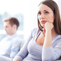 Couple having relationship problems