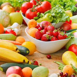 Organic fruits and vegetables used in Orthorexia and Healthy Eating to prevent Starvation Symptoms
