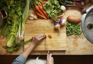 Cutting vegetables