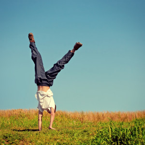 Somersault in the Grass