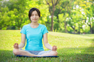 Young Woman doing Yoga