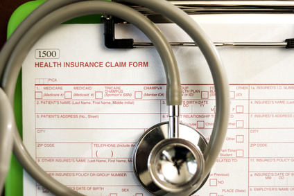 Health Insurance Claim Form - Shallow DOF