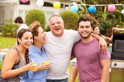 Friends enjoying a party