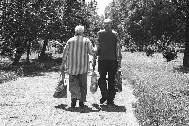 Two elderly people discussing Eating Disorder Development in Elderly Patients