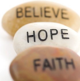 Believe - Hope - Faith Image