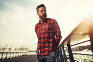 Man In Deep Thought about Researching Eating Disorder Treatment Facilities