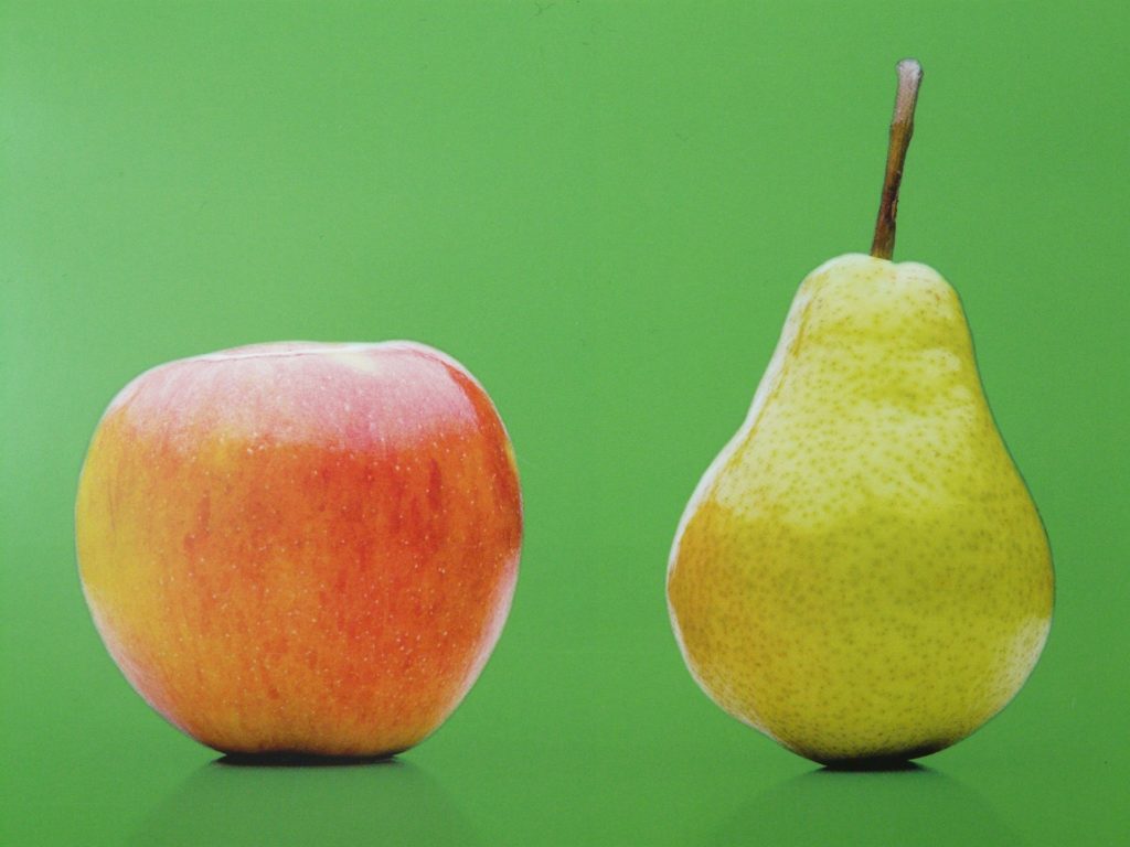 Fruit Apple Pear Healthy Nutrition Vitamins Food