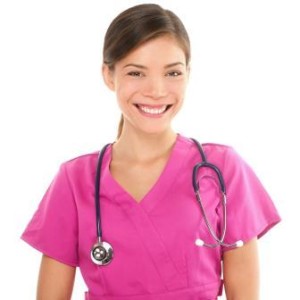 Pediatrician smiling 