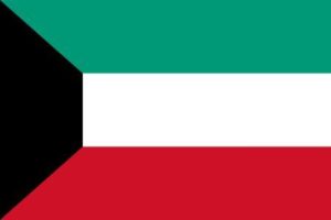 Illustration of Kuwait Flag