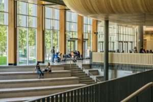 Image of students choosing the right college for National Eating Disorder Awareness week