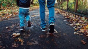 Parent and child on Path