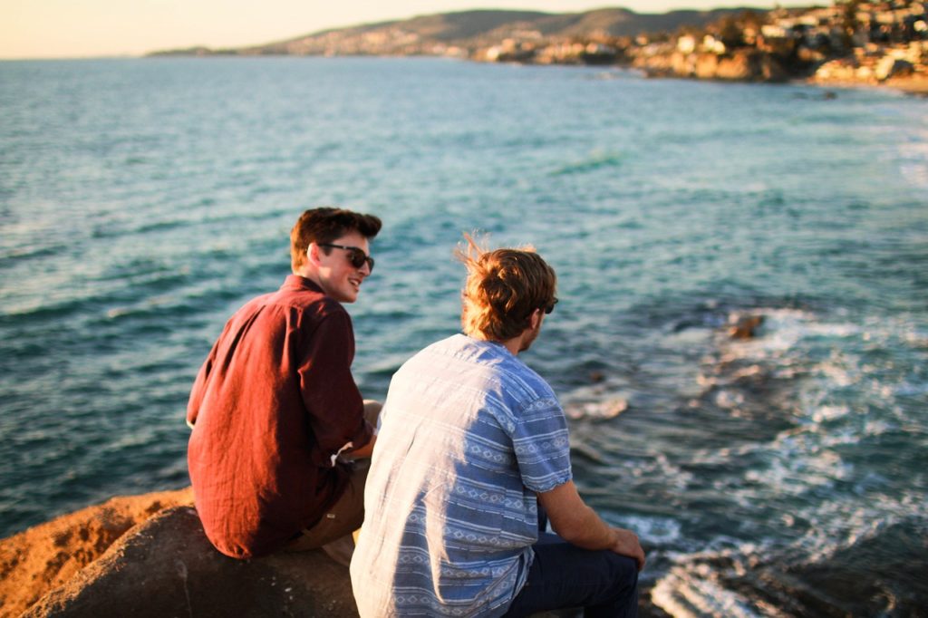 Males discussing the facts about binge eating disorder