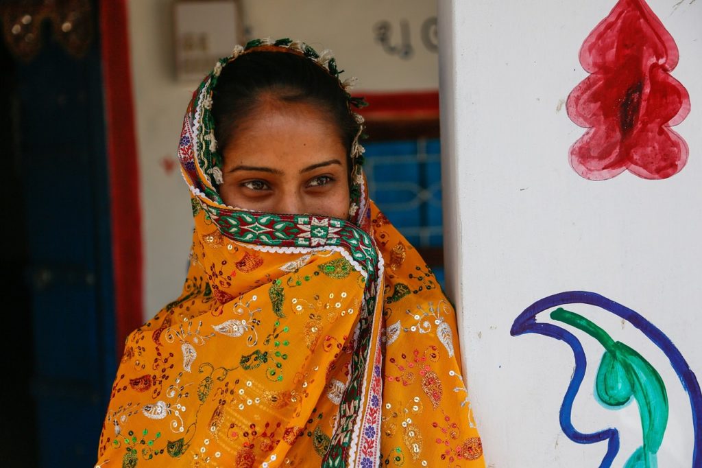 Girl in India