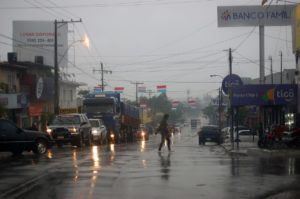 Rain in South America