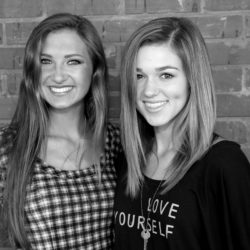 High School girls smiling