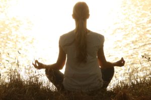 Yoga by the water