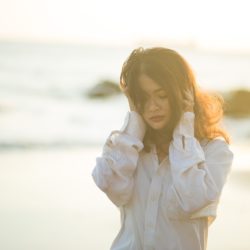 Woman Dealing With a negative body image