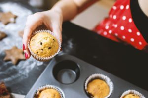 Woman baking in recovery