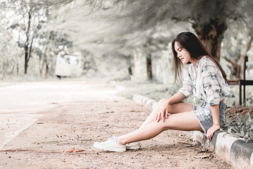 Woman struggling with clean eating