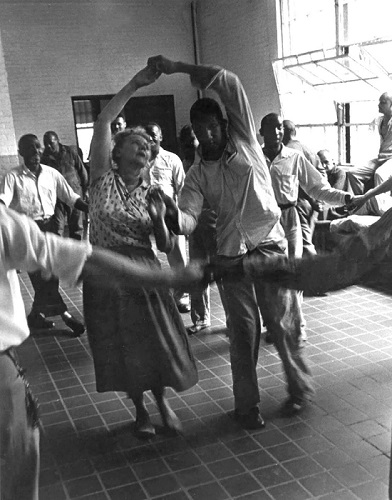 Marian Chace and patient (Courtesy the Marian Chace Foundation) Chace with patient doing Dance Movement Therapy