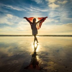 Woman in Movement Therapy and showing Gratitude in Eating Disorder Recovery