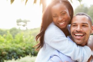 Happy couple after receiving Eating Disorder & Addiction treatment