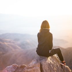 Woman concerned with Symptoms of an Eating Disorder and in therapy