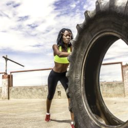 Lady Exercising and thinking about Exercise in Eating Disorder recovery
