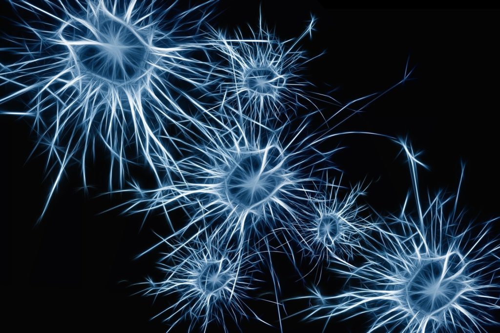 Neurons setting off the danger warning due to health anxiety