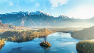 Eating Disorder Recovery in picture of mountains and a lake