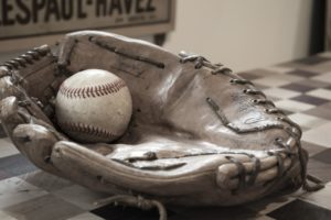 Picture of Baseball Glove and Ball for Mike Marjama