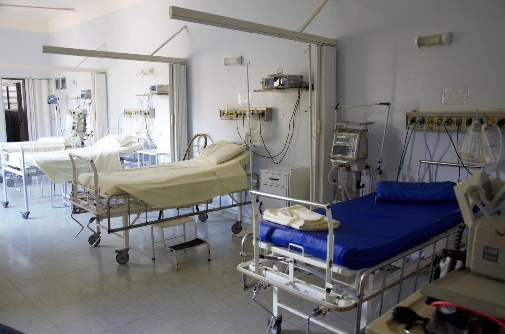 ER Exam Area with Hospital Beds