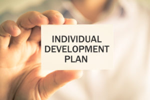 Image of card with individual development plan written by Eating Disorder Solutions 