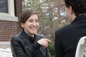 McLean Center - Man and Woman Talking - 11-18-21