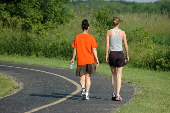 Women walking