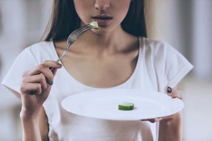 woman eating