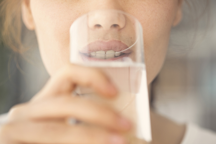 drinking water