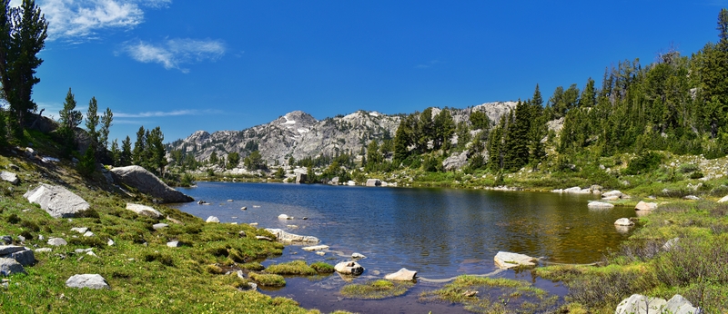 River and Mountains