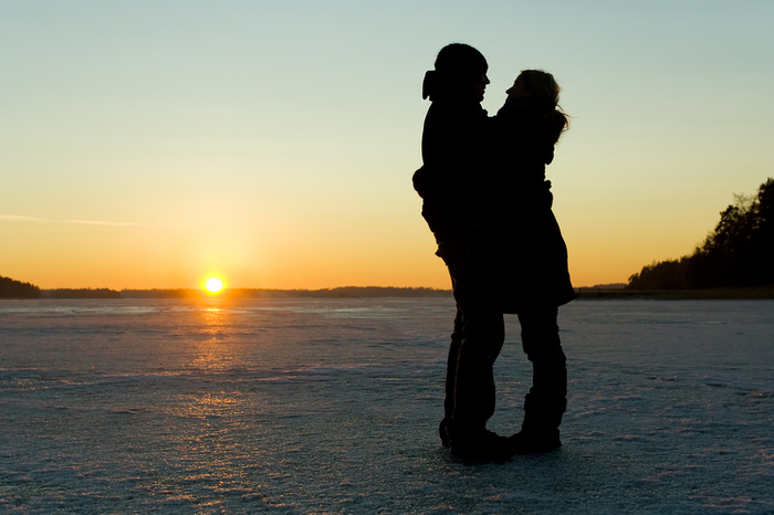 Couple Hugging