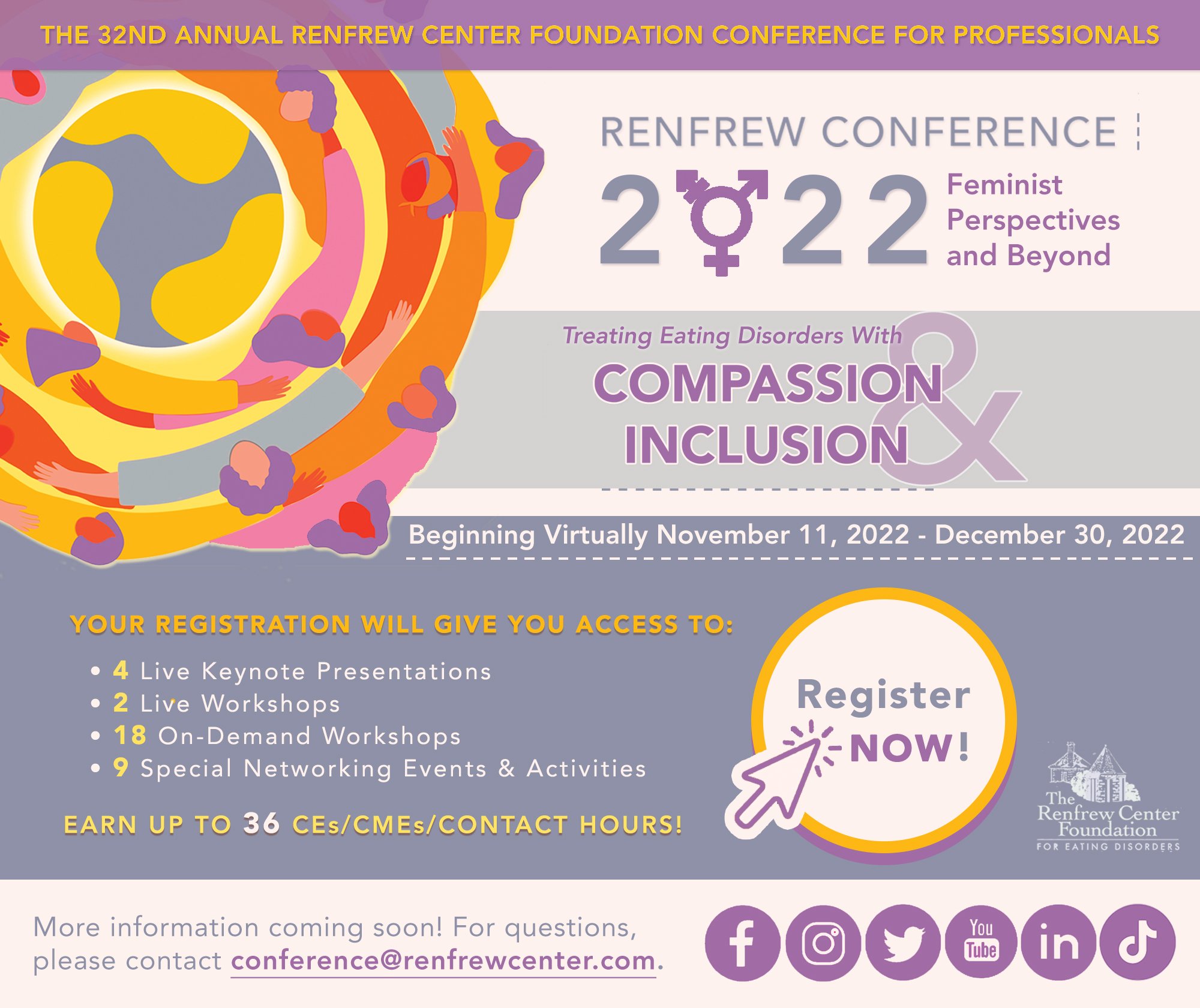 The 32nd Annual Renfrew Center Foundation VIRTUAL Conference for